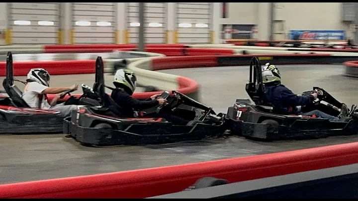 Go-Kart Racing at a K1 Speed Indoor Track Facility