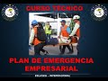 CURSO: ¿CÓMO ELABORAR UN PLAN DE EMERGENCIAS DE UNA EMPRESA? - Capt. Marco Heredia