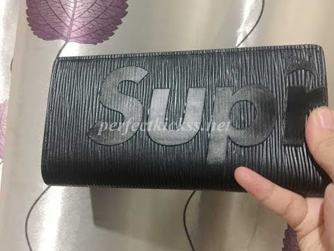 Best Replica Supreme X Louis Vuitton Long &quot;Wallet&quot; Black ...