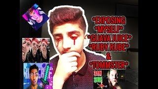 EXPOSING ALL OF MY *3AM* VIDEOS INCLUDING OTHER YOUTUBERS |*GUAVA JUICE* RUBY RUBE* TOMMSTER*|