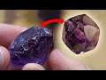 Crafting an Amethyst D20, then scratching all the edges!