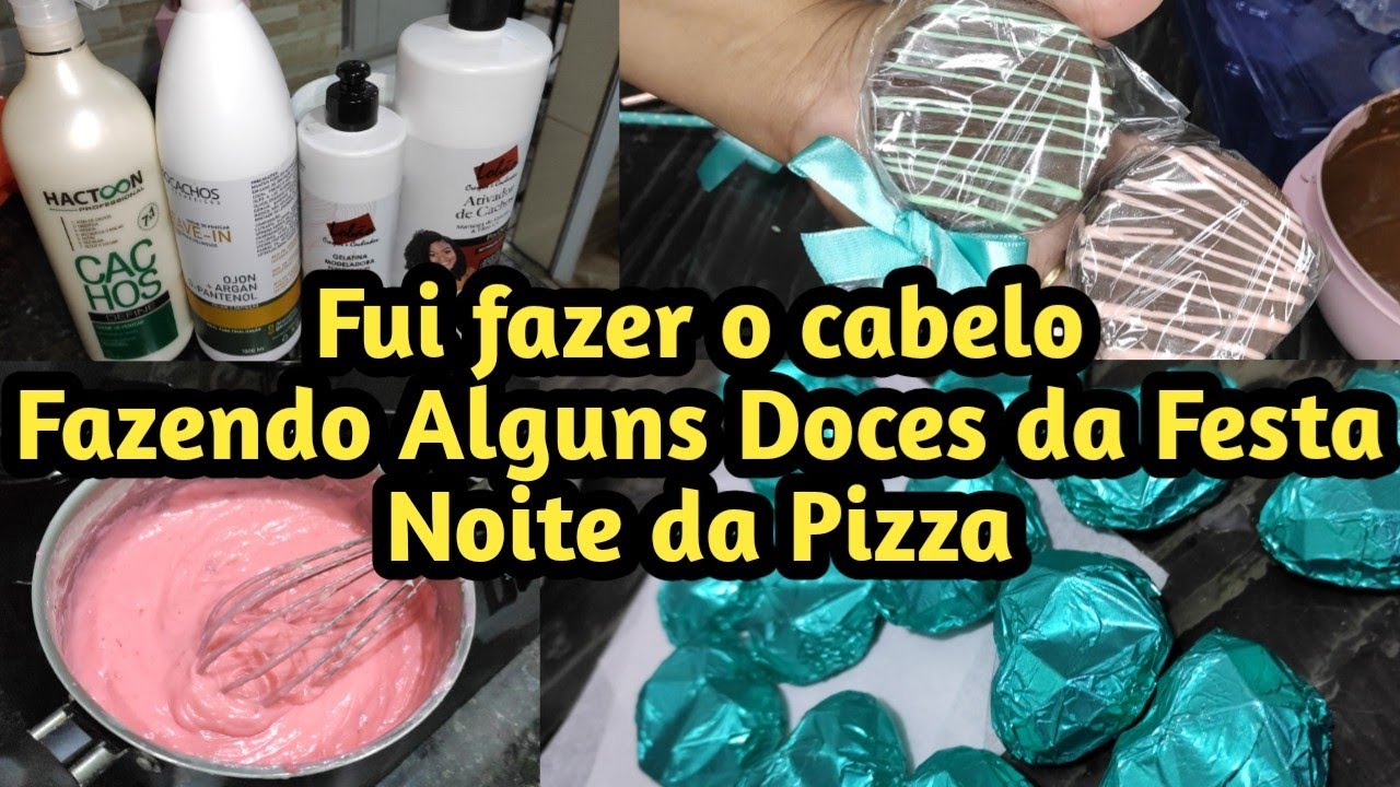 Fazendo Alguns Doces da Festa