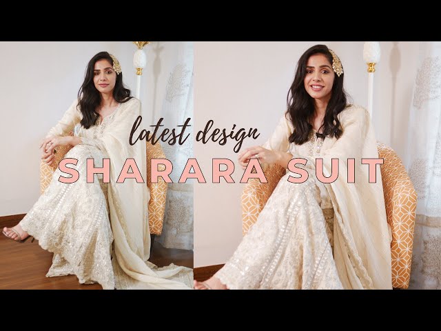 Buy Designer Sharara Suits Pants, Women Dhoti Pants Sets Online - Moledro