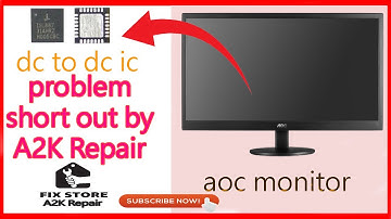 HOW TO REPAIR AOC 16 INCH MONITER MODEL NO E1670Sw