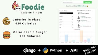 Loading Html and Static files into Django, Part 3 | Build a Food Calorie Counter screenshot 3