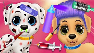 Fun Puppy Dog Care: Animal Hair Salon, Makeup Makeover Kids Games screenshot 4