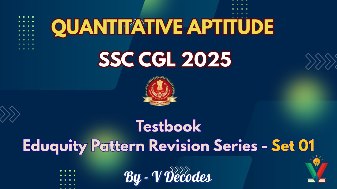 CROSS†CHANNEL -FINAL COMPLETE Quantitative Aptitude Set 01 | Eduquity Pattern Revision Series