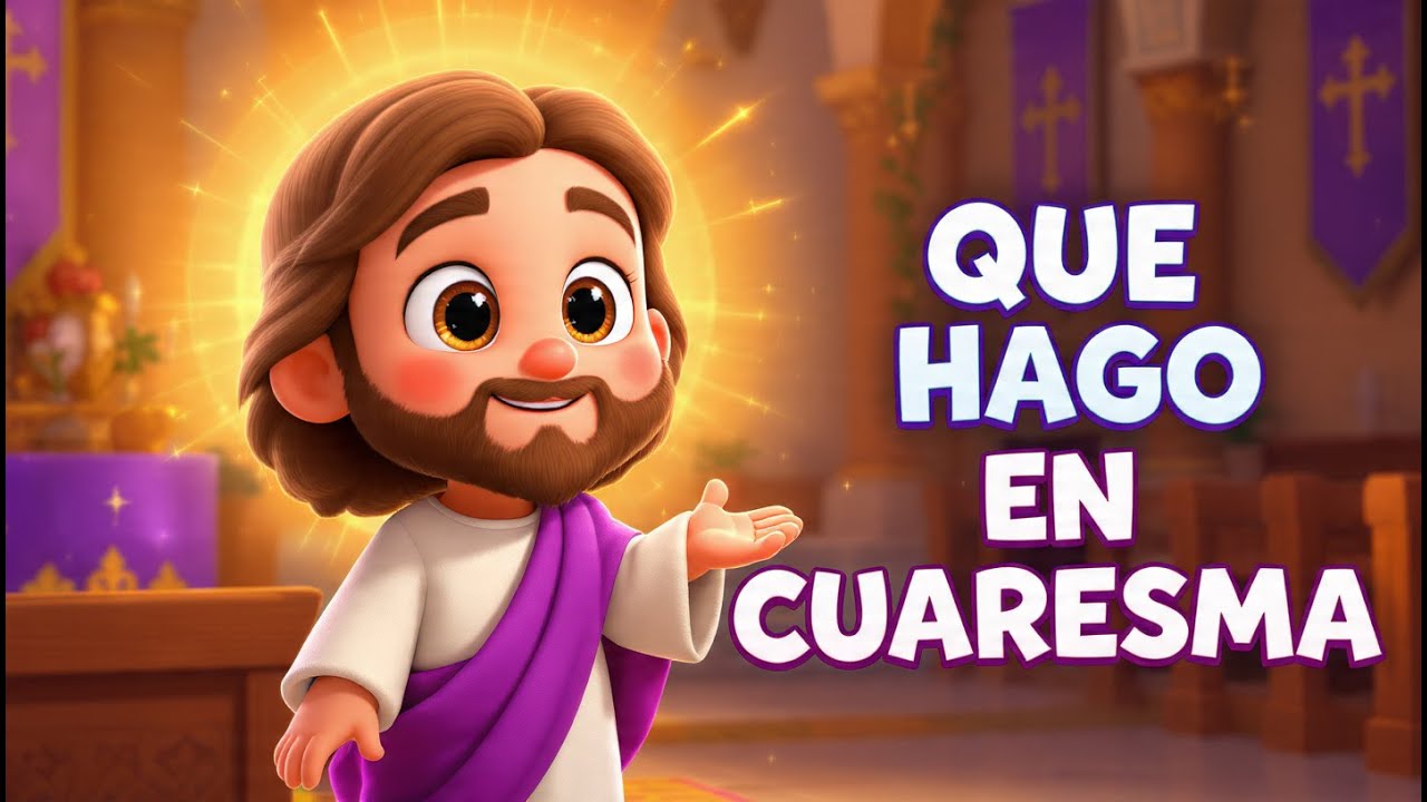 CÓMO VIVIR LA CUARESMA 💜 (ANIMADO PARA NIÑOS) | PequeFe
