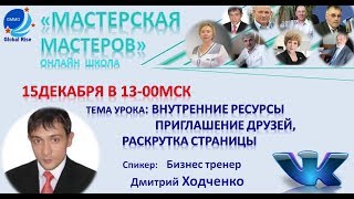 4День #Внутренние #ресурсы #ВК 4День #Внутренние #ресурсы #ВК