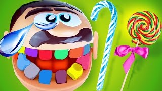 Мистер Зубастик Испорченные зубы Видео с игрушками Плэй До Мистер Зубастик Испорченные зубы Видео с игрушками Плэй До