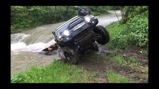 Мокрые Карпаты по рекам и хребтам! wet Carpathians. Along rivers and ridges. Toyota 4runner, FJ