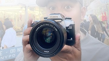 Shooting Street with the Canon ELAN IIe