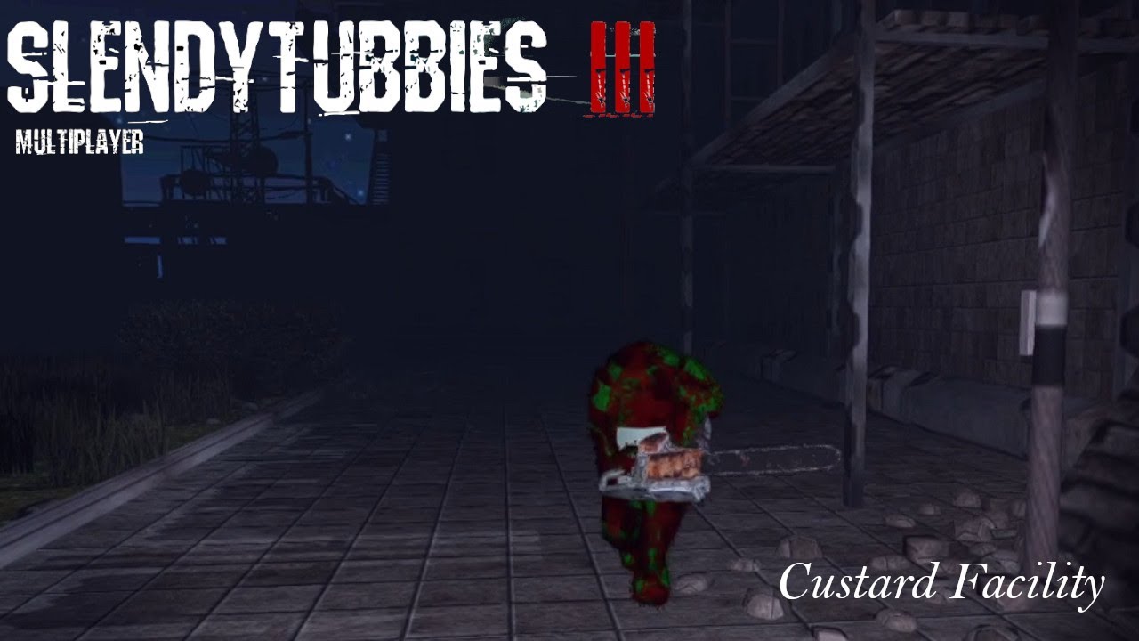 Slendytubbies 3 Multiplayer - Survival: Custard Facility (Dusk) [Normal] 