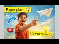 World Best Returning Paper Airplane | Self-Gliding Paper Jet Tutorial | Easy DIY Aeroplane for Kids