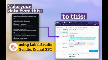 How to prepare and annotate data for use in ML model fine tuning with Label Studio