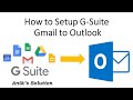 How to Add G-suite to Outlook Configure G-suite in Outlook