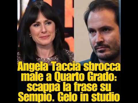 Video Angela Taccia sbrocca male a Quarto Grado: scappa la frase su Sempio. Gelo in studio ????