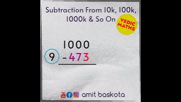 Vedic Maths ― Multiplication From 100, 1000, 10000 & So On | #shorts #vedicmaths #vedicmathstricks