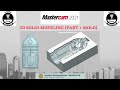 Mastercam 2021 _ Solid modeling ( 3D BOTTLE + MOLD )