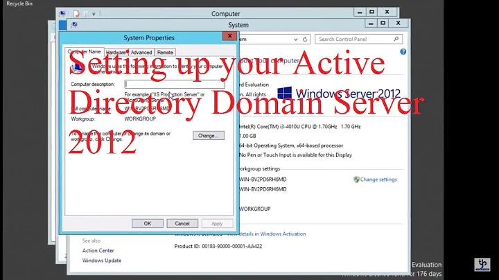 Installing Active Directory, DNS and DHCP to Create a Windows Server 2012 Domain Controller