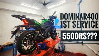 1ST SERVICE of the BS6 DOMINAR 400