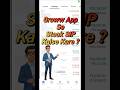 Groww Me Stock SIP Kaise Kare? How To Start SIP In Stocks In Groww | Stock Market Shorts #shorts