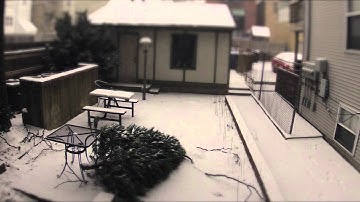 Chicago snowfall timelapse using gopro hero hd 2 (tilt-shift)