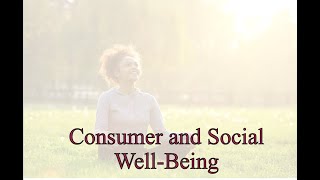 Consumer and Social Well-Being