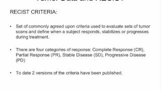 Response Evaluation Criteria in Solid Tumors Trailer