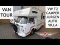 70&#39;s VW T2 Van Tour &#39;Jurgens Autovilla&#39; Motorhome