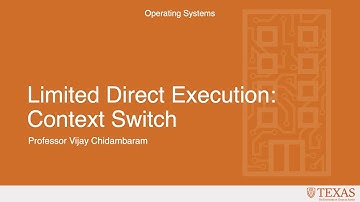 Limited Direct Execution - Context Switch