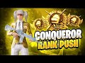 🔴 LIVE | Conqueror Push 😈 Full Rush Gameplay | BGMI 🔥