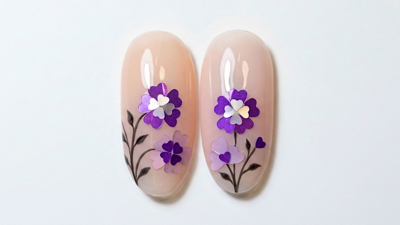 💅 Come Fare una Nail Art Floreale in Pochi Minuti 🌸
