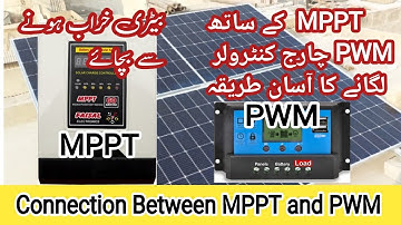 How to Connect between Mppt and Pwm Charge Controller|Mppt ke sath pwm ko lagane ka tarika|#infojano