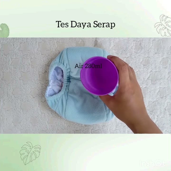 Tes Daya Serap clodi Ningrat SNI || popok kain