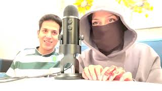 ASMR with my brother (WHISPER) - RANDOM :D