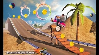 Moto Beach Jumping Bike Stunt / Crazy 3d Bike Stunts / Android Gameplay FHD screenshot 4