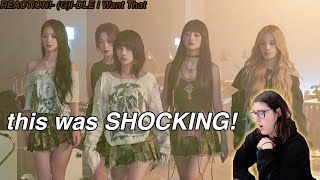 (G)I-DLE- I Want That (Official Music Video) REACTION!