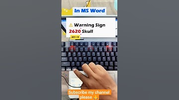 Draw Warning & Danger Symbols in MS Word Using Just One Shortcut! You’ll Be Shocked How SimpleViral