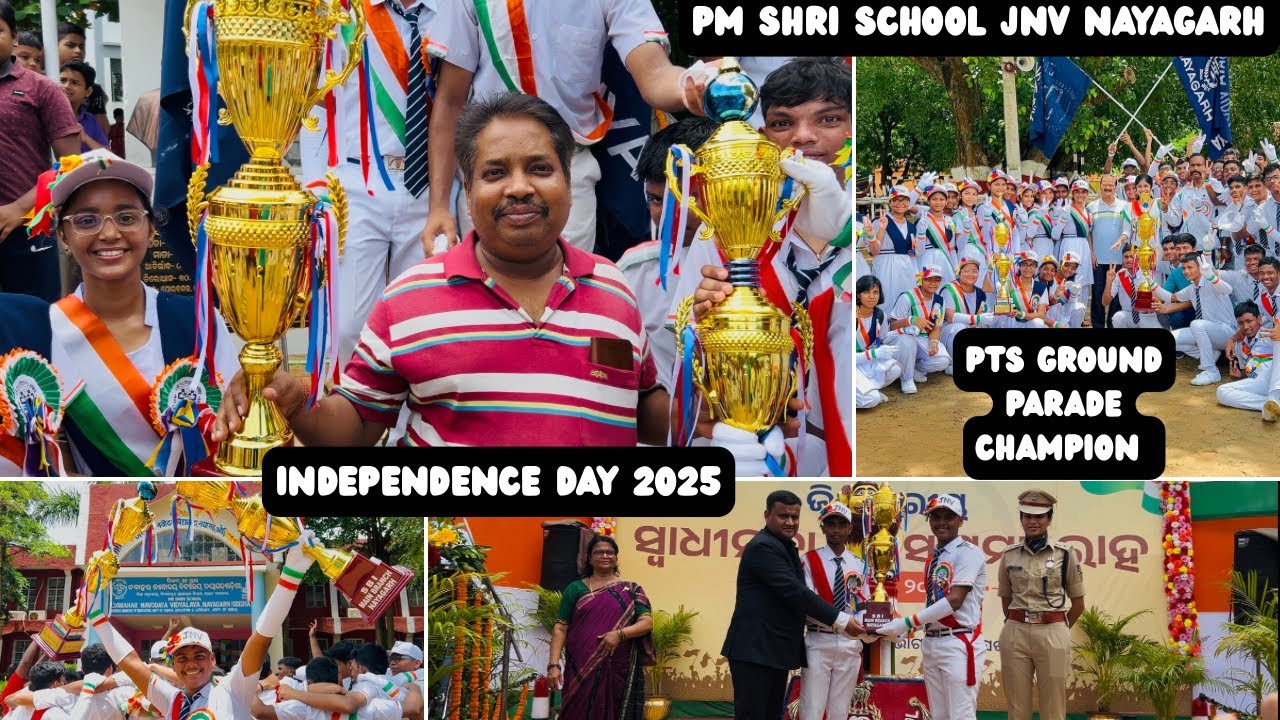 🇮🇳 INDEPENDENCE DAY PARADE 2025 🎉|| PTS FIELD || PM SHRI SCHOOL JNV NAYAGARH||SALUTE TO THE NATION🇮🇳