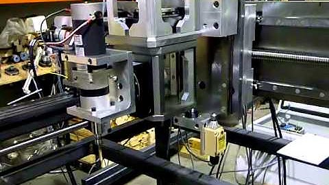 5 axis CNC Mill developed for milling and drilling operation for aluminum extrusion  Mastercam post