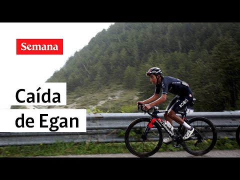 Egan Bernal se cayó en el Tour de Dinamarca | Videos Semana