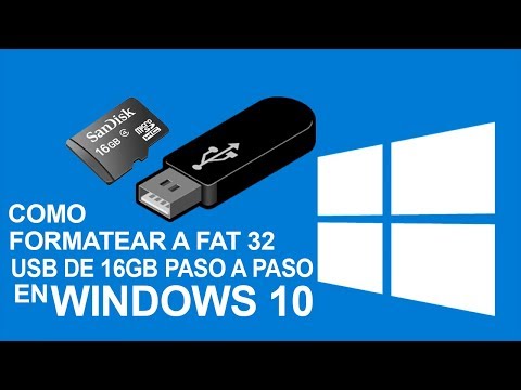 Formatear Memoria usb a fat32 paso a paso en windows 10 *2018 #1984