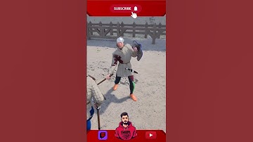 Peasant Humiliates Knight with Brutal Shield Bash!🛡️😵