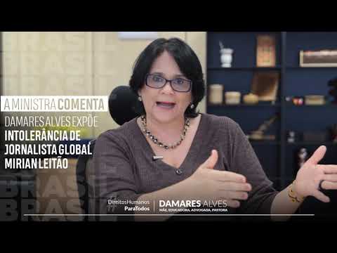 Damares Alves manda recado para Jornalista Global Mirian Leitão e sua intolerância religiosa!