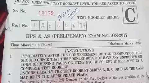 HPPSC allied services preliminary solve questions paper| part -1 | detail study..