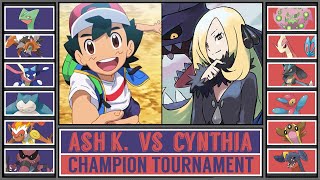 FINAL: ASH vs CYNTHIA | Pokémon Champion Tournament [Battle #7]