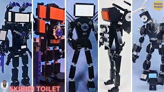 Speed Build Skibidi Toilet LEGO: Titan TV Man Collection