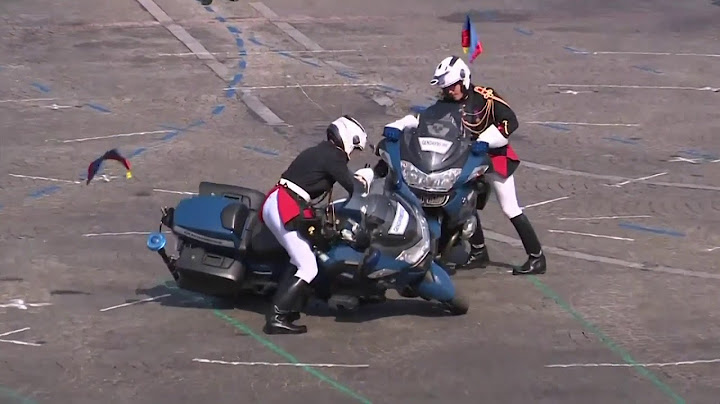 French Police Crash During Bastille Day Parade