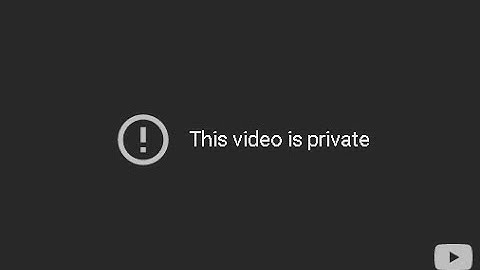 This video is private